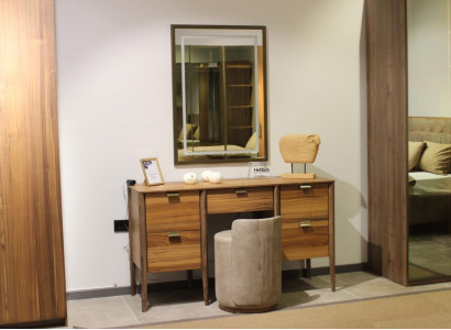 Luxus Möbel Design Schminktisch mit Spiegel Hocker Neu Schlafzimmer Neu